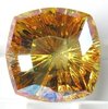 1 Stück Swarovski® Kristalle 4460 Mystic Square Fancy Stone, 18mm, Light Topaz Shimme F *226SHIM