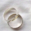 4 Stück Ringe/ Rohlinge verstellbar,nickelfrei,silberfarben
