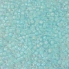 5g Röhrchen Miyuki Delica Beads 11/0, Lined Aqua Mist, DB0078