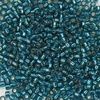 5g Röhrchen Miyuki Delica Beads 11/0, Silver Light Blue Zirkon, DB0608