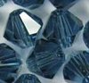 50 Stück Swarovski® Kristalle 5328 Xilion Beads, 4mm Montana *207