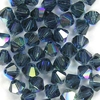 50 Stück Swarovski® Kristalle 5328 Xilion Beads 4mm Montana AB *207AB