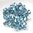 360 Stück Swarovski® Kristalle 5328 Xilion Beads 4mm, Aquamarine Satin *202SAT