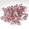 360 Stück Swarovski® Kristalle 5328 Xilion Beads 4mm Light Rose Satin *223SAT