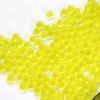10g Röhrchen Miyuki Drop Beads 3,4mm, Matt Transparent Yellow, *0136F