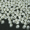 10g Röhrchen Miyuki Drop Beads 3,4mm, Galvaniced Silver, *0181