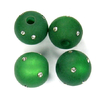 16mm Straß Polaris Perle m. große Bohrung grün