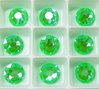 12 Stück Swarovski® Kristalle 2078 XIRIUS Rose SS34, Crystal Electric Green DeLite *001L135D