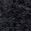 7g Röhrchen Miyuki Stifte - Bugle Beads 2x6mm, Jet, *0074