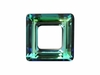 1 Stück Swarovski® Kristalle 4439 Square Ring 20mm, Crystal Bermuda Blau *001BBL