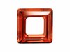 1 Stück Swarovski® Kristalle 4439 Square Ring 20mm, Crystal Red Magma *001RADM