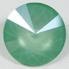 6 Stück Swarovski® Kristalle 1122 Rivoli 14mm, Crystal Mint Green Unfoiled *001L115S