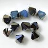20 Stück Swarovski® Kristalle 5328 Xilion Beads 6mm, White Opal Sky Blue *234SKYB