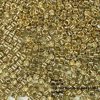25g Beutel Miyuki Delica Beads 11/0, Lined 24K Gold Plated, DB0034-25