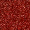 25g Beutel Miyuki Rocailles 15/0, Silver Lined Ruby, *0010-25