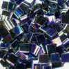 8g Röhrchen Miyuki Tila Perlen 5x5mm, Medium Blue Iris, *0455