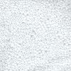 10g Röhrchen Miyuki Rocailles 11/0, White Opaque, *0402