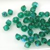 1440 Stück Preciosa Rondelle Bead, 3mm, Emerald AB