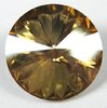 1 Stück Swarovski® Kristalle 1122 Rivoli, 14mm, Crystal Golden Shadow Foiled *001GSHA