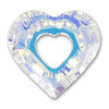1 Stück Swarovski® Kristalle 6262 Miss U Heart, 34mm, Crystal AB *001AB