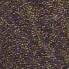 25g Beutel Miyuki Delica Beads 11/0, Metallic Purple/Gold Iris, DB0029-25