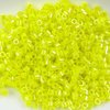 4g Röhrchen Miyuki Delica Beads 15/0, Opaque Yellow AB, DBS0160