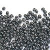 50g Beutel Miyuki Drop Beads 3,4mm, Gunmetal, *0451-50