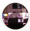 1 Stück Swarovski® Kristalle 2035 Chessboard Circle Flatback 20mm, Cry. Antique Pink Foiled *001ANTP