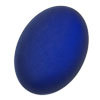 1 Stück Cabochan, Polaris, dunkel blau, 25x18mm, Boden flach