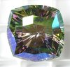 1 Stück Swarovski® Kristalle 4460 Mystic Square Fancy Stone, 14mm, Crystal Paradise Shine F*001PARSH