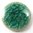 1 Stück Keramik Cabochon, Emerald 20mm, 3,5mm dick