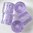 10 Stück Kunststoff Rondelle mit Glitzerfäden, 8x9mm, Bohrung 1,5mm, hell violett