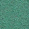 5g Röhrchen Miyuki Rocailles 15/0, Duracoat Galvanized Dark Mint Green, *4214
