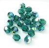 30 Stück Swarovski® Kristalle 5000, Beads 3mm, Emerald AB *205AB