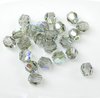 30 Stück Swarovski® Kristalle 5000, Beads 3mm, Black Diamond AB *215AB