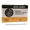 25 Stück John James Beading Needle, Größe 12, ca. 5cm