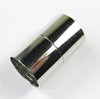 1 Stück Metall Magnetverschluss, 25x15mm, I Ø 14mm, platin Farbe