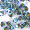 50 Stück Swarovski® Kristalle 5328, Xilion Beads 3mm, Olivine AB2 *228AB2