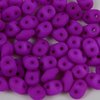 10g Beutel SuperDuo Beads 2,5x5mm, Neon - Dark Purple