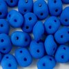 10g Beutel SuperDuo Beads 2,5x5mm, Neon Blue