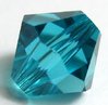 4 Stück Swarovski® Kristalle 5328 Xilion Beads 8mm Blue Zircon *229