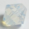4 Stück Swarovski® Kristalle 5328 Xilion Beads 8mm White Opal *229
