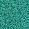 10g Röhrchen Miyuki Round Rocailles 8/0, Opaque Turquoise Green, *0412