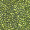 50g Beutel Miyuki Rocailles 8/0, Transparent Chartreuse, *0143-50