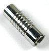 1 Stück Edelstahl Magnetverschluss, 20x7mm, I Ø 5mm, glänzend