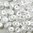 10g Beutel SuperDuo Beads 2,5x5mm, Pearl Cost - Snow