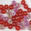 5g O bead ®, ca. 158 Stück, ca. 1,5x4mm, Red AB