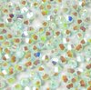50 Stück Swarovski® Kristalle 5328 Xilion Beads, 3mm, Mint Alabaster AB2 *397AB2