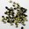 50g Beutel Miyuki Drop Beads 3,4mm, Black Amber Matted, *55044-50