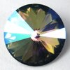 2 Stück Swarovski® Kristalle 1122 Rivoli SS47 (10,5mm), Crystal Paradise Shine Foiled *001PARSH